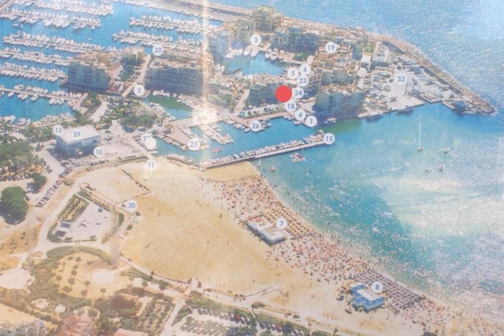 Face Mer Entre Plage Et Marina Bormes-les-Mimosas Eksteriør bilde